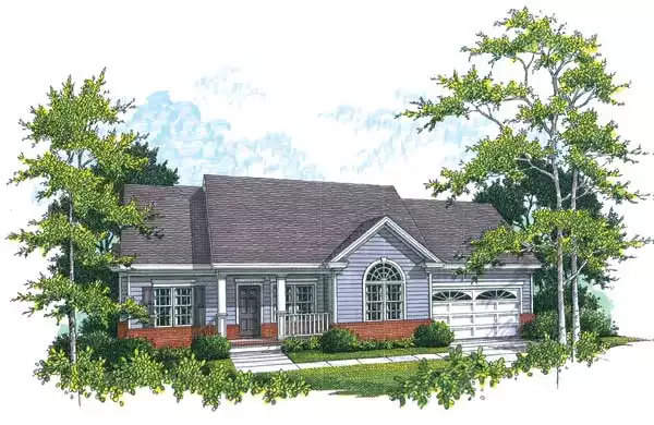 image of small traditional house plan 1568