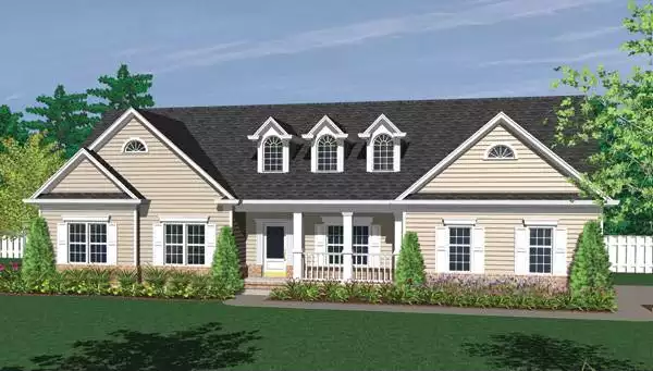 image of country house plan 7734