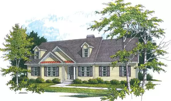 image of country house plan 7741