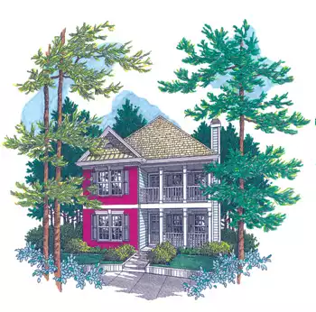 image of country house plan 7746