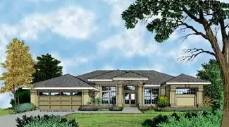 image of four bedroom house plan 4033