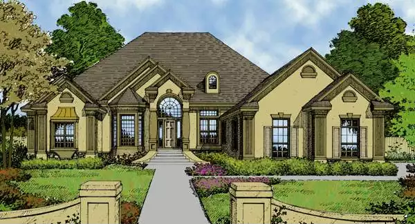 image of four bedroom house plan 4104