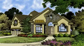 image of 2 story beach house plan 4139