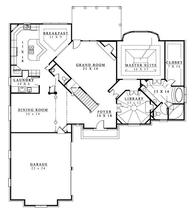 luxury house plan with character