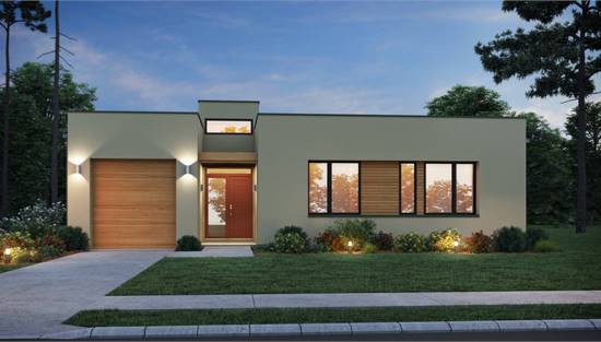 Boxy Modern Southwestern Design with Wood Accents