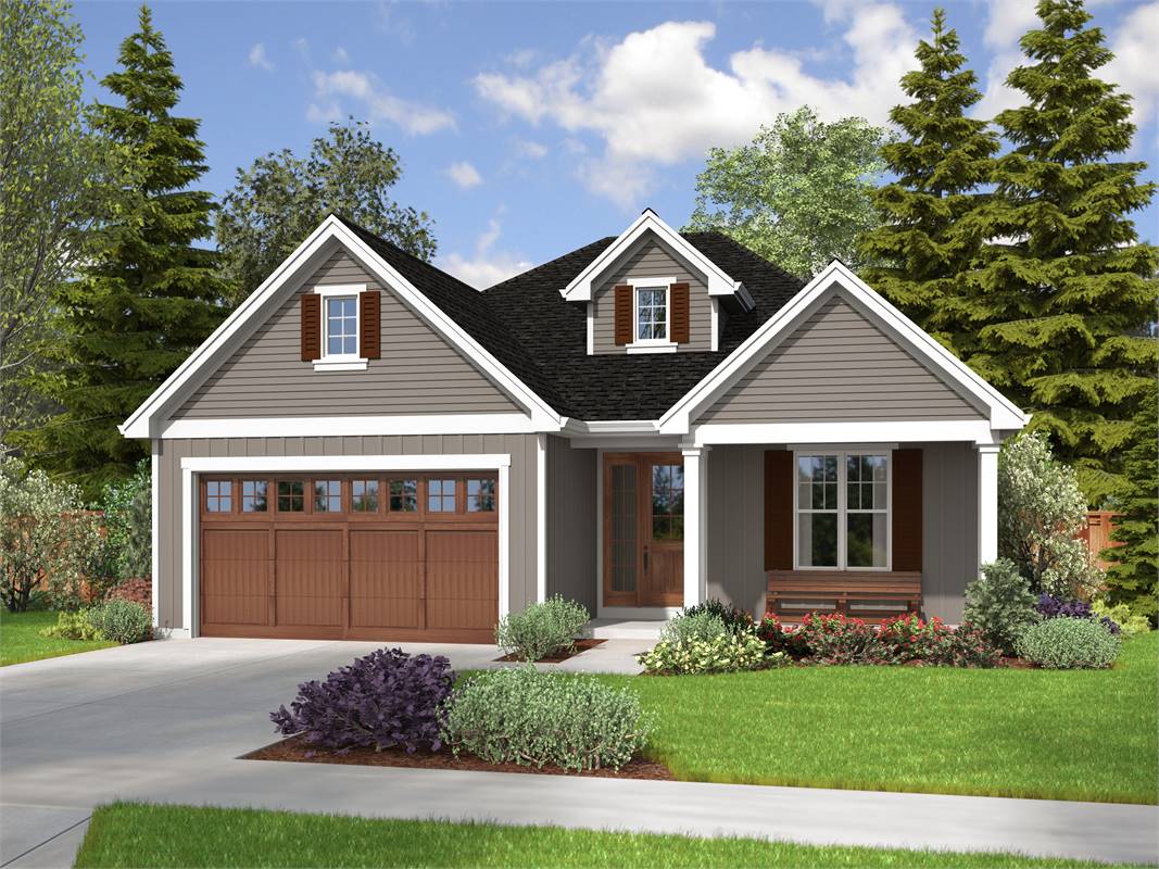 Affordable 3 Bedroom Cottage Style House Plan 6572 The Moore 6572