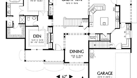 Walpole 2570 - 3 Bedrooms and 2.5 Baths | The House Designers - 2570