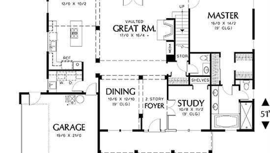 Greenwich 2588 - 4 Bedrooms and 2 Baths | The House Designers - 2588