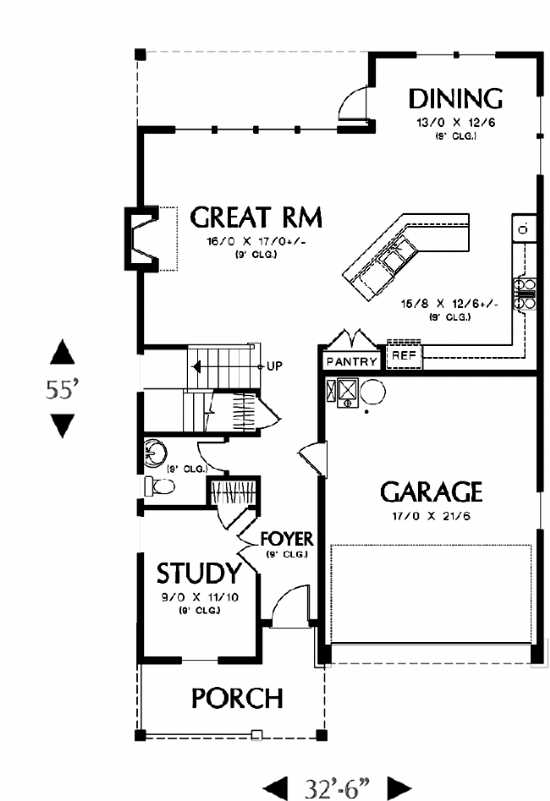 Troy 2014 - 3 Bedrooms and 2 Baths | The House Designers - 2014