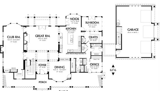 Rockport 2751 - 5 Bedrooms and  Baths | The House Designers - 2751