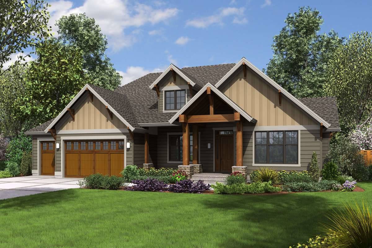 Craftsman Lake Style House Plan 1921 Gaston 1921