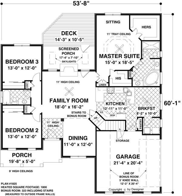 The Bedford 8434 3 Bedrooms And 2 5 Baths The House Designers