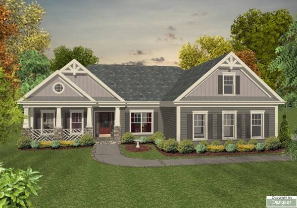 The Staunton 8439 - 3 Bedrooms and 2 Baths | The House Designers - 8439