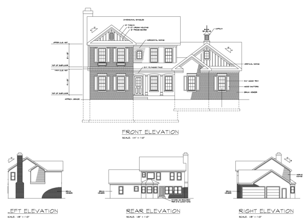 The Fairfield 6244 - 4 Bedrooms and 3.5 Baths | The House Designers