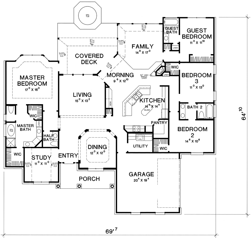 5429 - 4 Bedrooms and 3 Baths | The House Designers - 5429