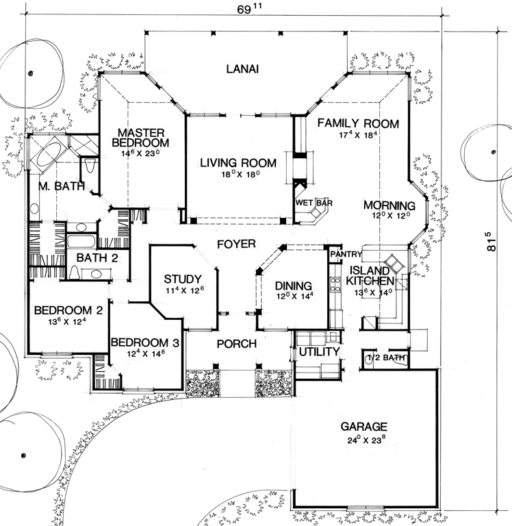 The Kilgore 2951 - 3 Bedrooms and 2 Baths | The House Designers