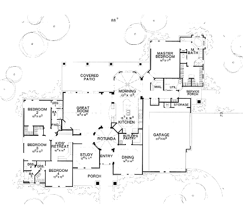 The Taylor 4629 4 Bedrooms  and 3 Baths The House  Designers 