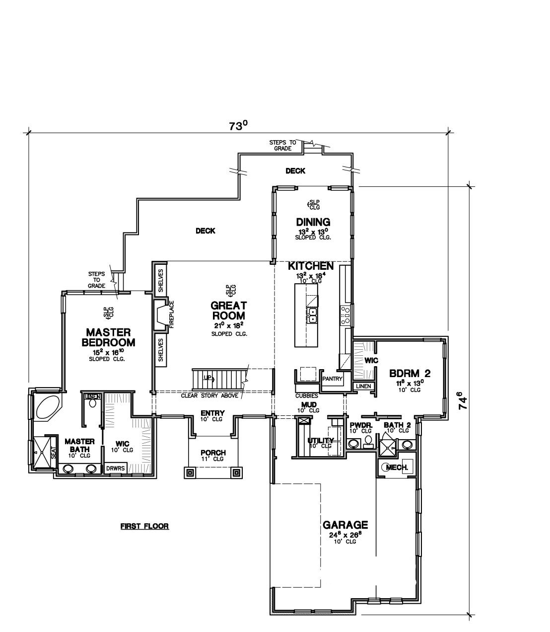 Two Story Modern Style House Plan 9984: The Lake Travis View - 9984