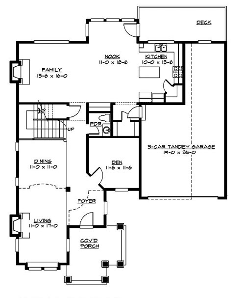 Columbia 3217 - 3 Bedrooms and 2.5 Baths | The House Designers - 3217