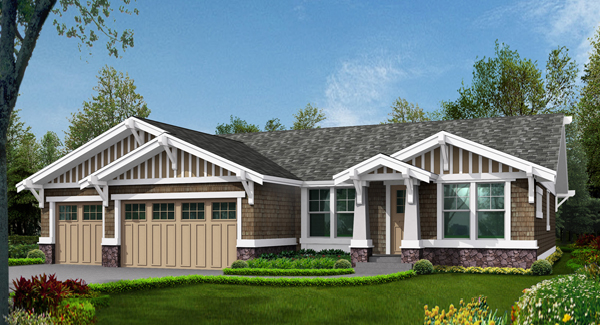 Sandpointe 3366 - 3 Bedrooms and 2.5 Baths | The House Designers - 3366