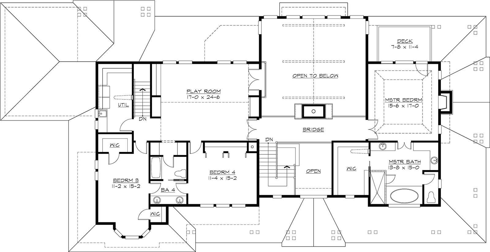 Bainbridge 3227 4 Bedrooms And 3 Baths The House Designers 3227