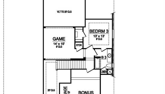 Brick European Style House Plan 7180: Norwich - 7180