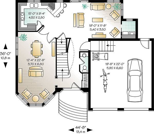 European Cottage With Flex Room