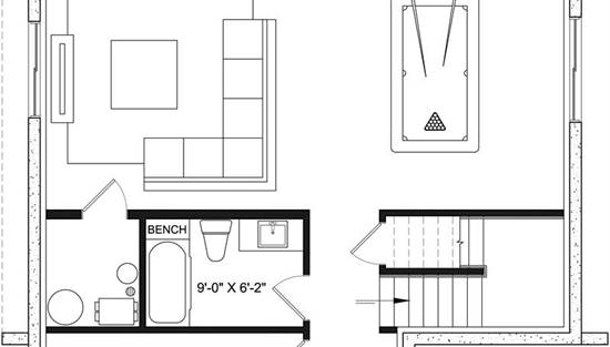 4 Bedroom Contemporary Style House Plan 6517: Freya - 6517