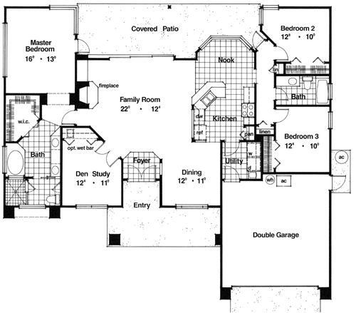 3961 - 3 Bedrooms and 2.5 Baths | The House Designers