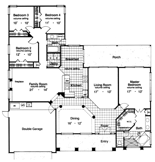 Archway 3997 4 Bedrooms and 2 5 Baths The House  Designers