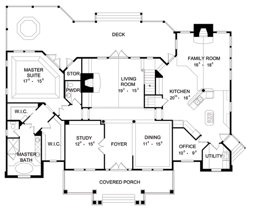 5056 - 4 Bedrooms and 3 Baths | The House Designers