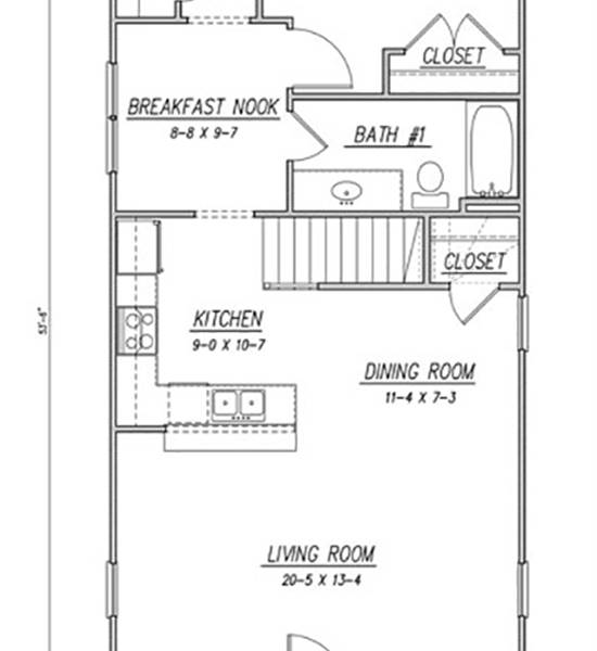 Two Story Traditional House Plan 1505: Ballentine - 1505