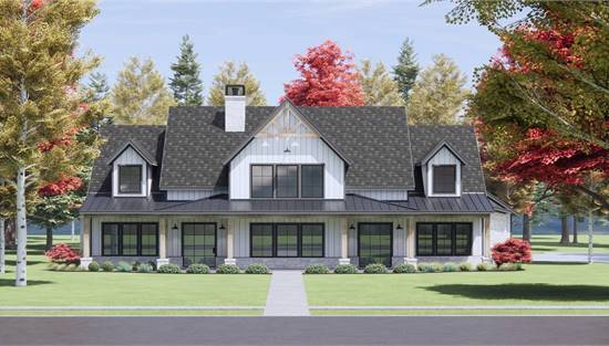 Country Farmhouse with Large Covered Porch