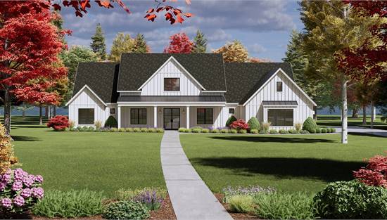 Charming Farmhouse Plan With Welcoming Front Porch