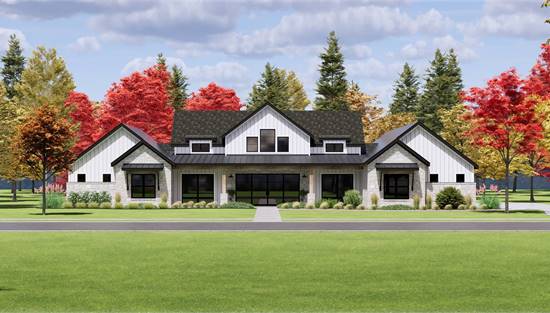 Beautiful Ranch Farmhouse with Covered Front Porch