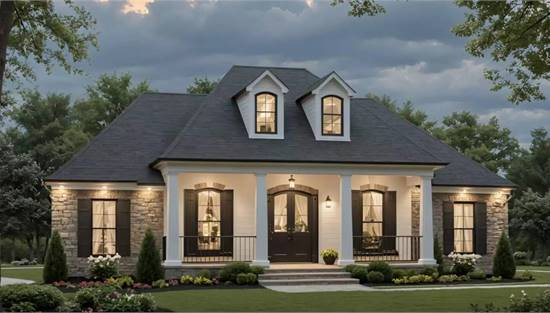 Stylish Traditional with Front Porch