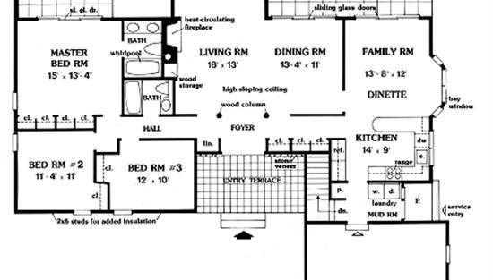 SHELLIE 3864 - 3 Bedrooms and 2.5 Baths | The House Designers - 3864