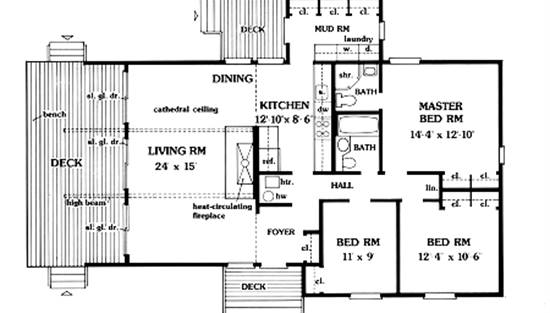 BAYBERRY II 3867 - 3 Bedrooms and  Baths | The House Designers - 3867