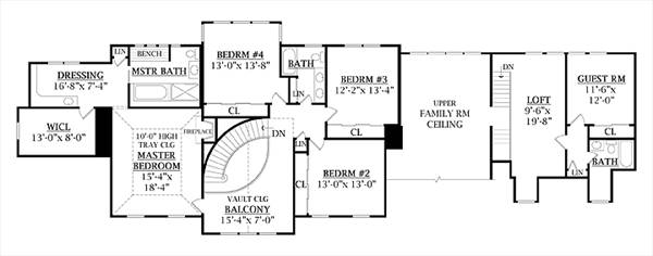 SAGAMORE 7906 - 5 Bedrooms and 3 Baths | The House Designers