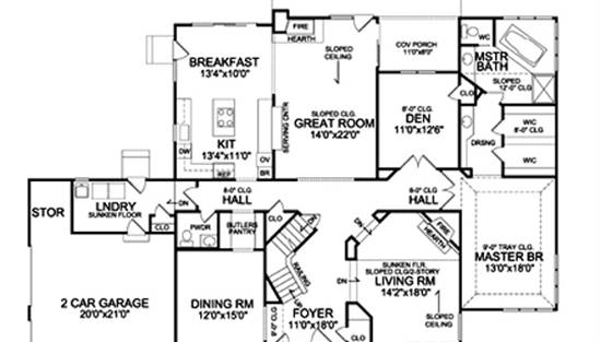 RUNNEMEDE 5214 - 4 Bedrooms and 3 Baths | The House Designers - 5214