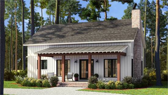 Affordable Barndominium with Outdoor Living Space