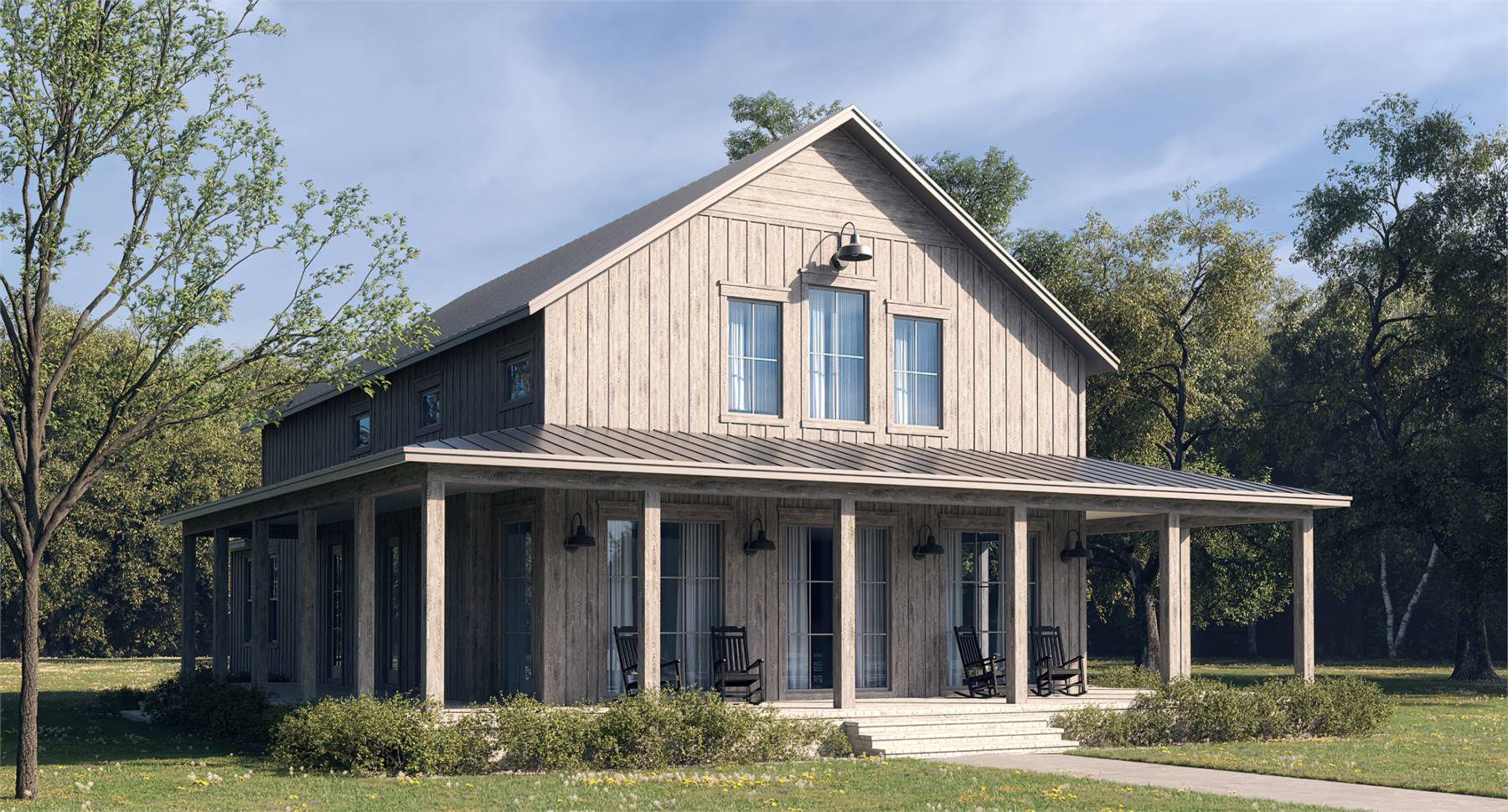 Striking Barndo with Wrap Around Porch