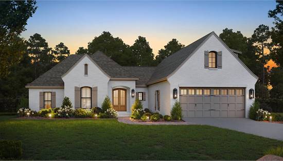 Exquisite French Country House with Bonus above Garage