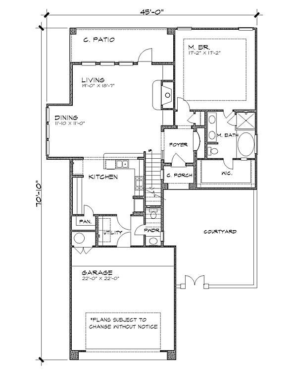 The Capistrano 4227 - 3 Bedrooms and 2 Baths | The House Designers