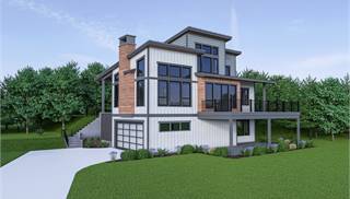 Modern House Plans Small Contemporary Style Home Blueprints