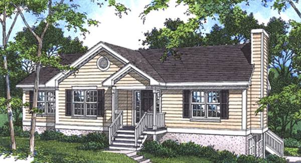 DICKENS-A 6829 - 3 Bedrooms and 2 Baths | The House Designers - 6829