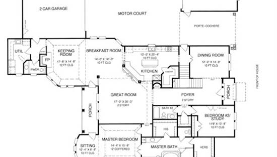 Cheverny 8373 - 5 Bedrooms and 4 Baths | The House Designers - 8373