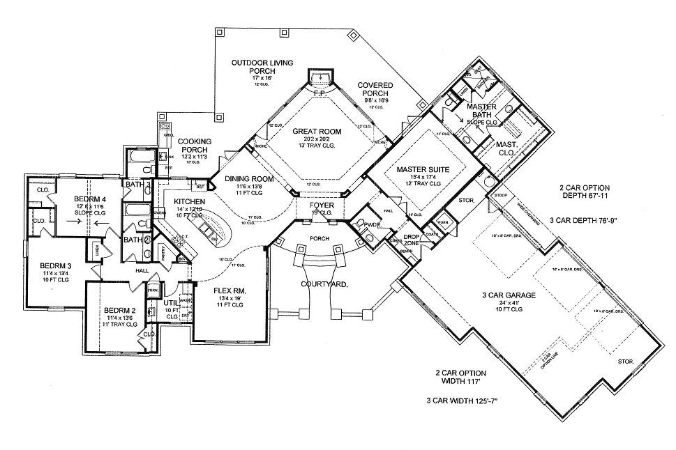 Beautiful Tuscan Style Ranch House Plan 8680 The Scottsdale 8680