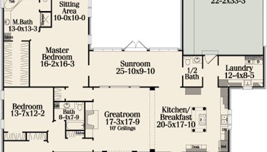 Springdale 5141 - 4 Bedrooms and 2.5 Baths | The House Designers - 5141