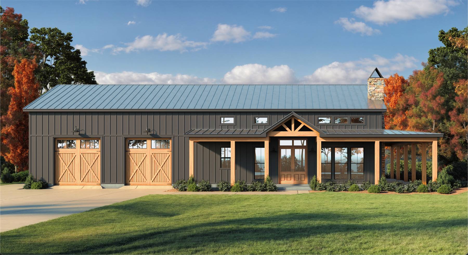 Stunning Barndominium with Wraparound Porch